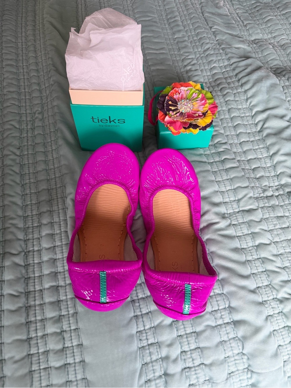 Tieks Ultraviolet Patent Leather Ballet Flats